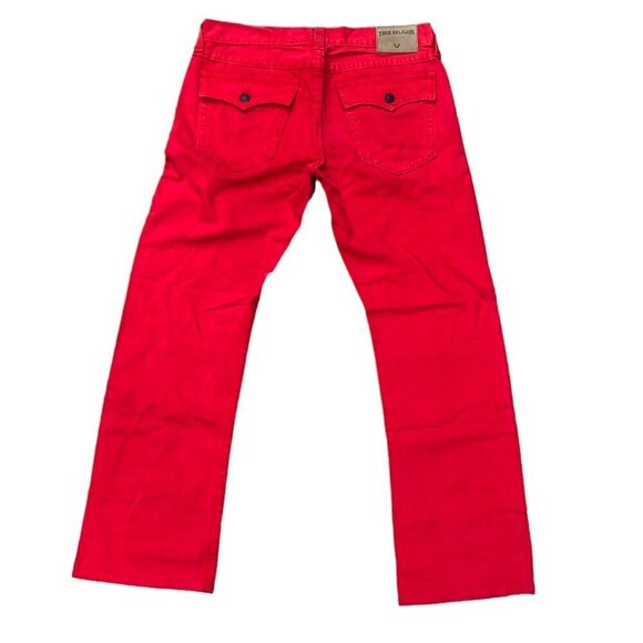 True Religion Jeans Size 34 RICKY Red - Picture 7 of 9